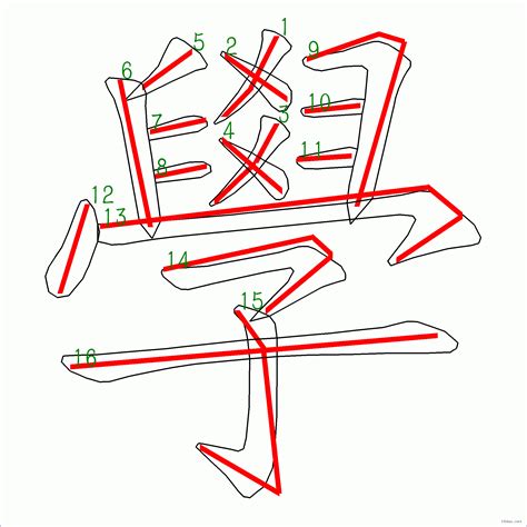 艹 筆劃|筆順字典